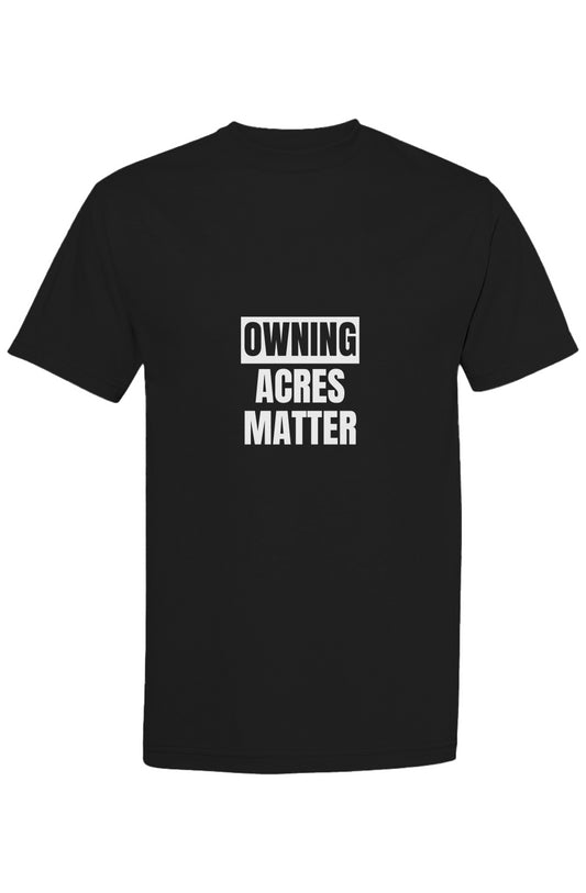 Acres Matter wht/blk